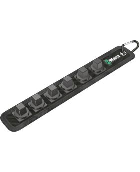 Wera 1/2" Socket Rail Textile Belt 6 Piece (Empty) WER003892