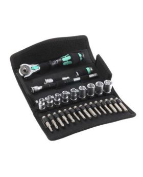 Wera 28 Piece Ratchet Socket Set 1/4" Square Drive (Metric) WER004016