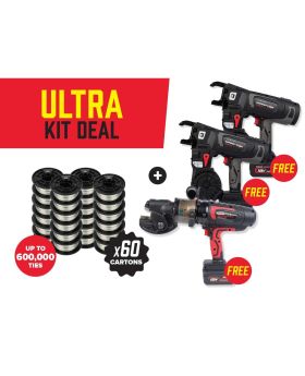 RAPID TOOLS WRAPTOR Ultra Kit – Free 2 x WRAP-44 + Free 1 x BSC-18X + 60 Cartons Wire – WGW-60B