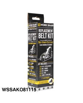 WORKSHARP REPLACEMENT BELT PACK, 5PCE ASSORTED, T/S WSSAKO81115 KEN ONION BLADE GRINDER ATTACHMENT WSSAKO81115