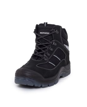 Mack Turbo Lace Up Safety Work Boots Black MKTURBO-BBF