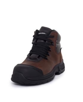 MACK ZERO II LACE UP SAFETY WORK BOOTS ROCKY BROWN MKZERO2-HHF